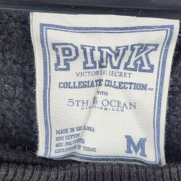 Womens Victorias Secret Pink Sweatshirt Rhinestone Oklahoma State Long Sleeve M - Picture 6 of 10